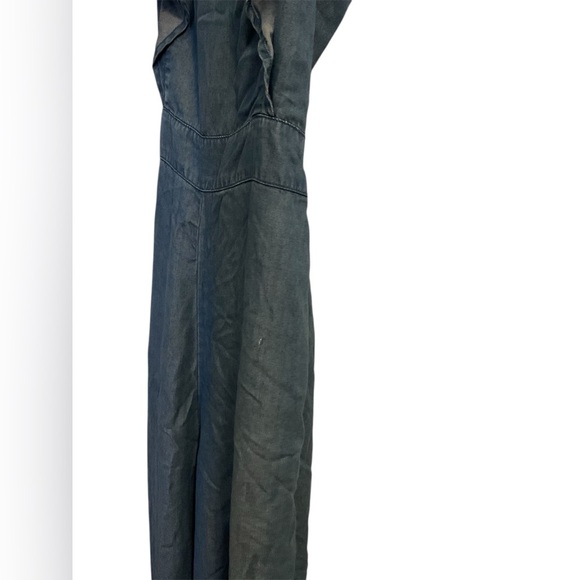 GUESS Combination Glad Jumsuit Size small Stylish Blue Backless Jumpsuit - Picture 5 of 10